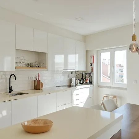 公寓 Flat W/ Balcony & Workspace By Hostwise Lisboa