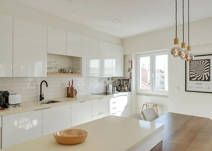 Appartement Flat W/ Balcony & Workspace By Hostwise Lisboa